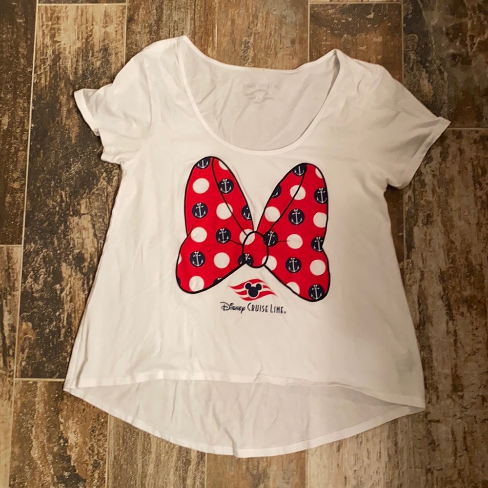 Disney Cruise Minnie Tee White